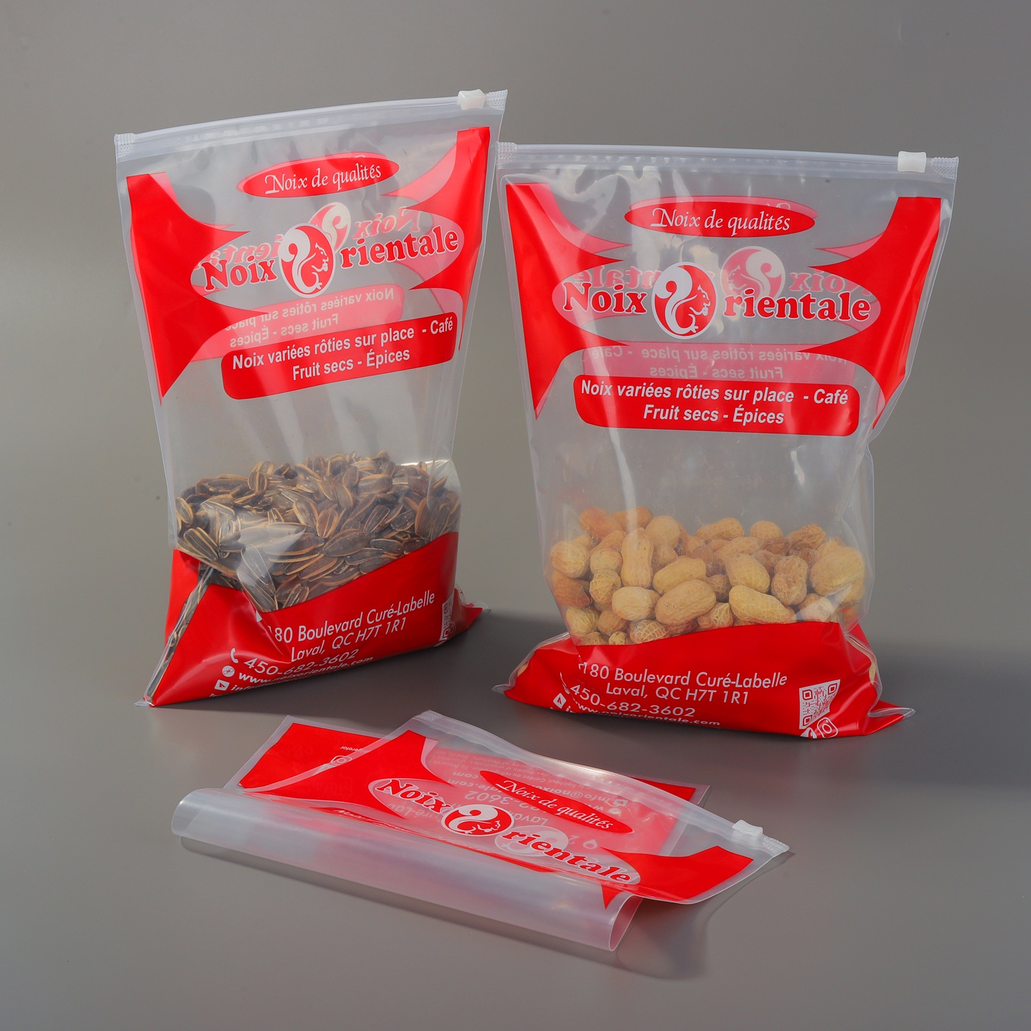 custom plastic zipper bags