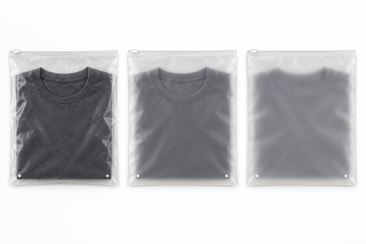 Frosted Zipper Bags